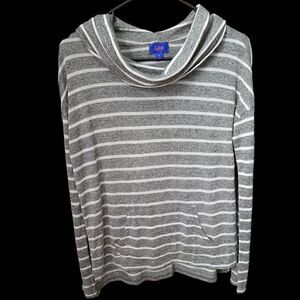 5/$20 City streets striped cowl neck sweater